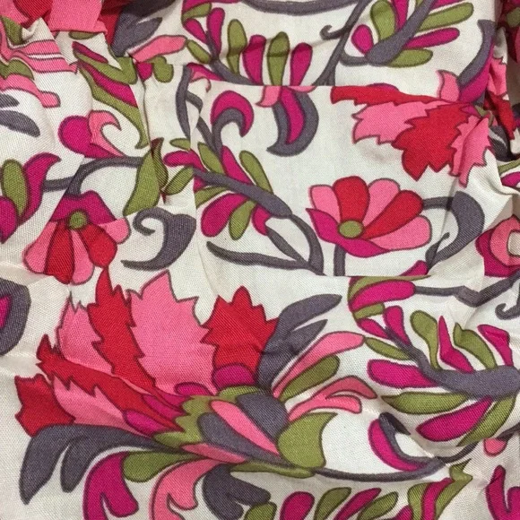 HP! Boho Pink & Red Floral High Low Maxi Skirt - Picture 6 of 9